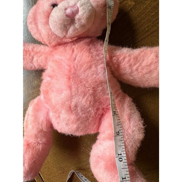 Vintage A&A SABLE Teddy Bear Frosted Pink Soft Realistic Fur 12in Plush Rare - Picture 7 of 7